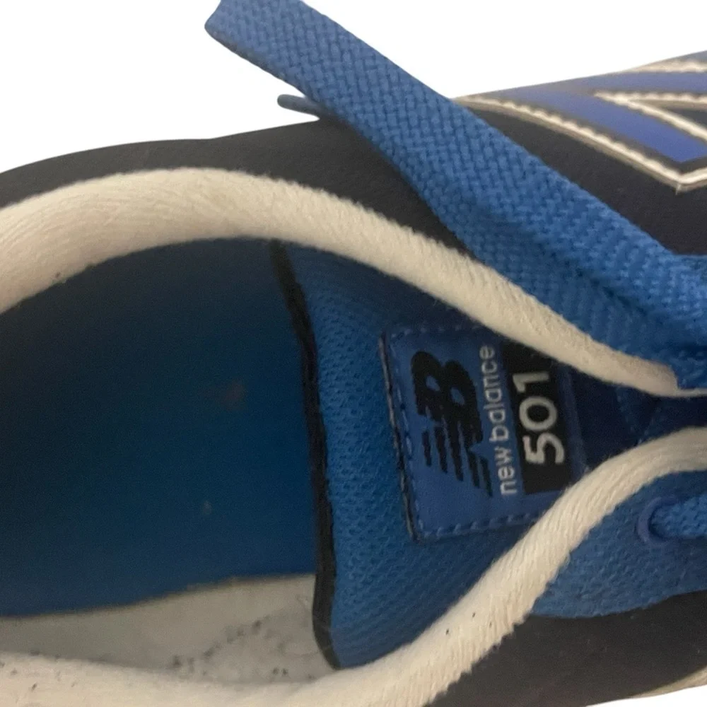 New Balance 501 Textile Blue Black Mens Size 11.5